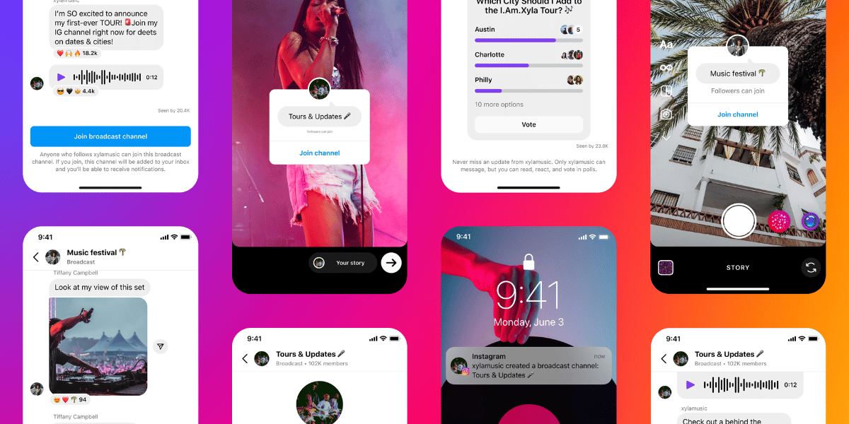 Instagram is introducing its Channels feature, which allows users to broadcast messages globally