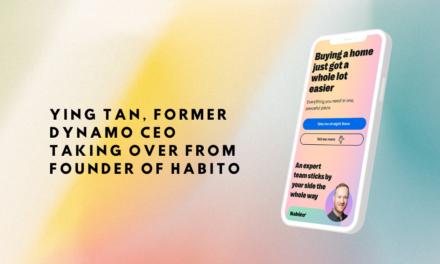 Ying Tan, Former Dynamo CEO taking over from founder of Habito