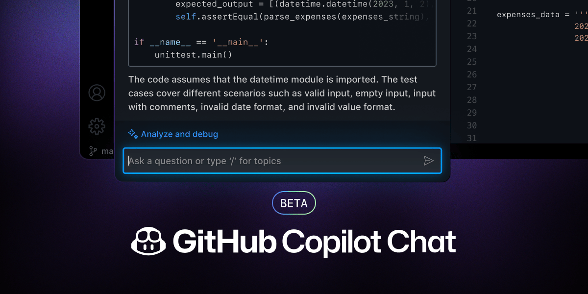 GitHub Copilot Chat is now in public preview for businesses