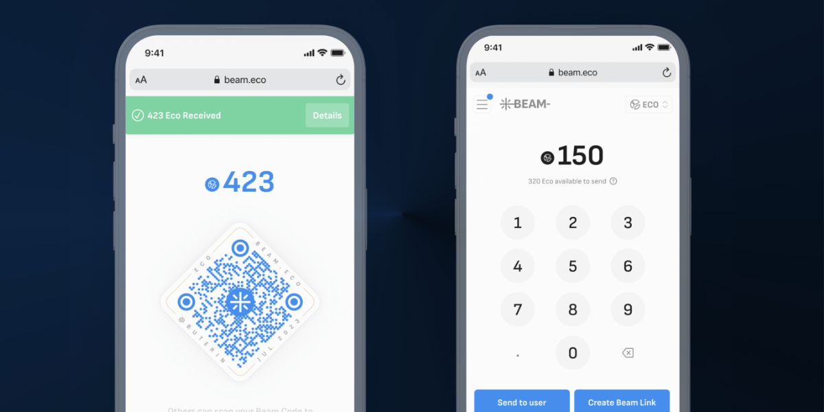 a16z-backed Eco unveils Beam, a P2P crypto transfer service