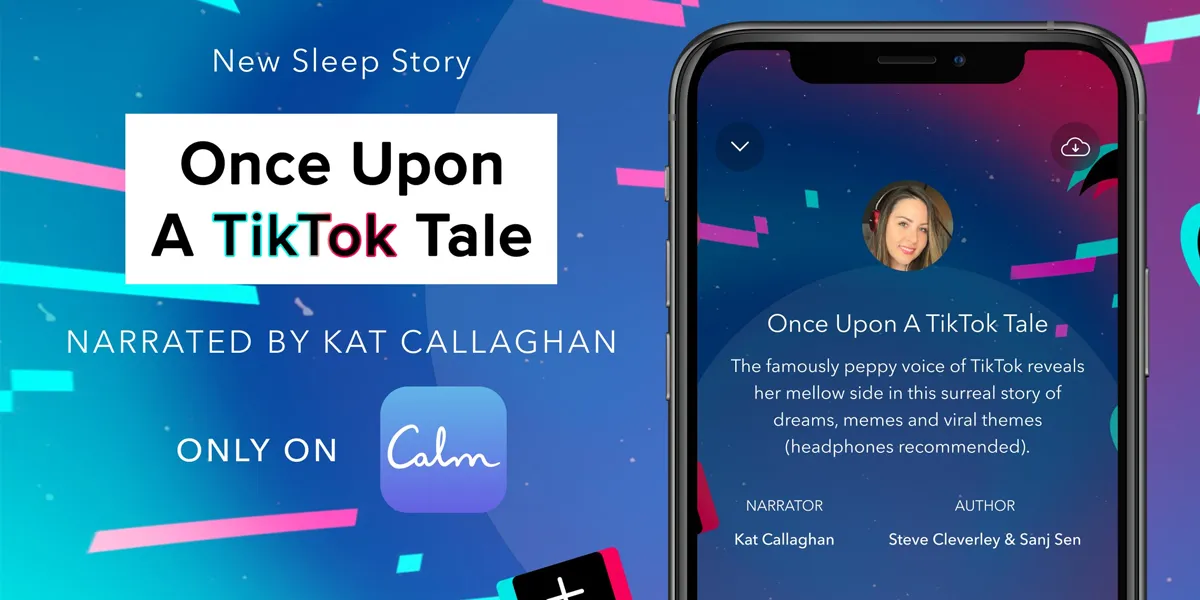 Calm collaborates with TikTok text-to-speech for new Sleep Story