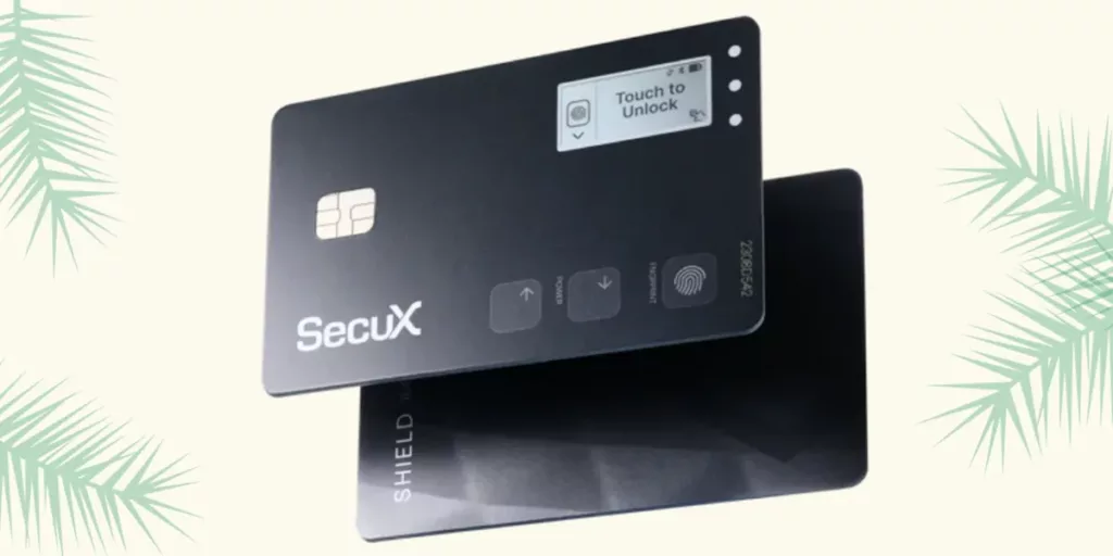 SecuX introduces Ultra-Slim Biometric Cold Wallet at TOKEN 2049!