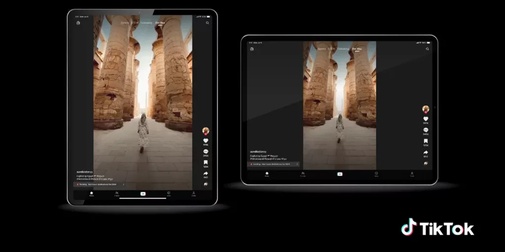 TikTok's Improves Experience for Bigger Screens